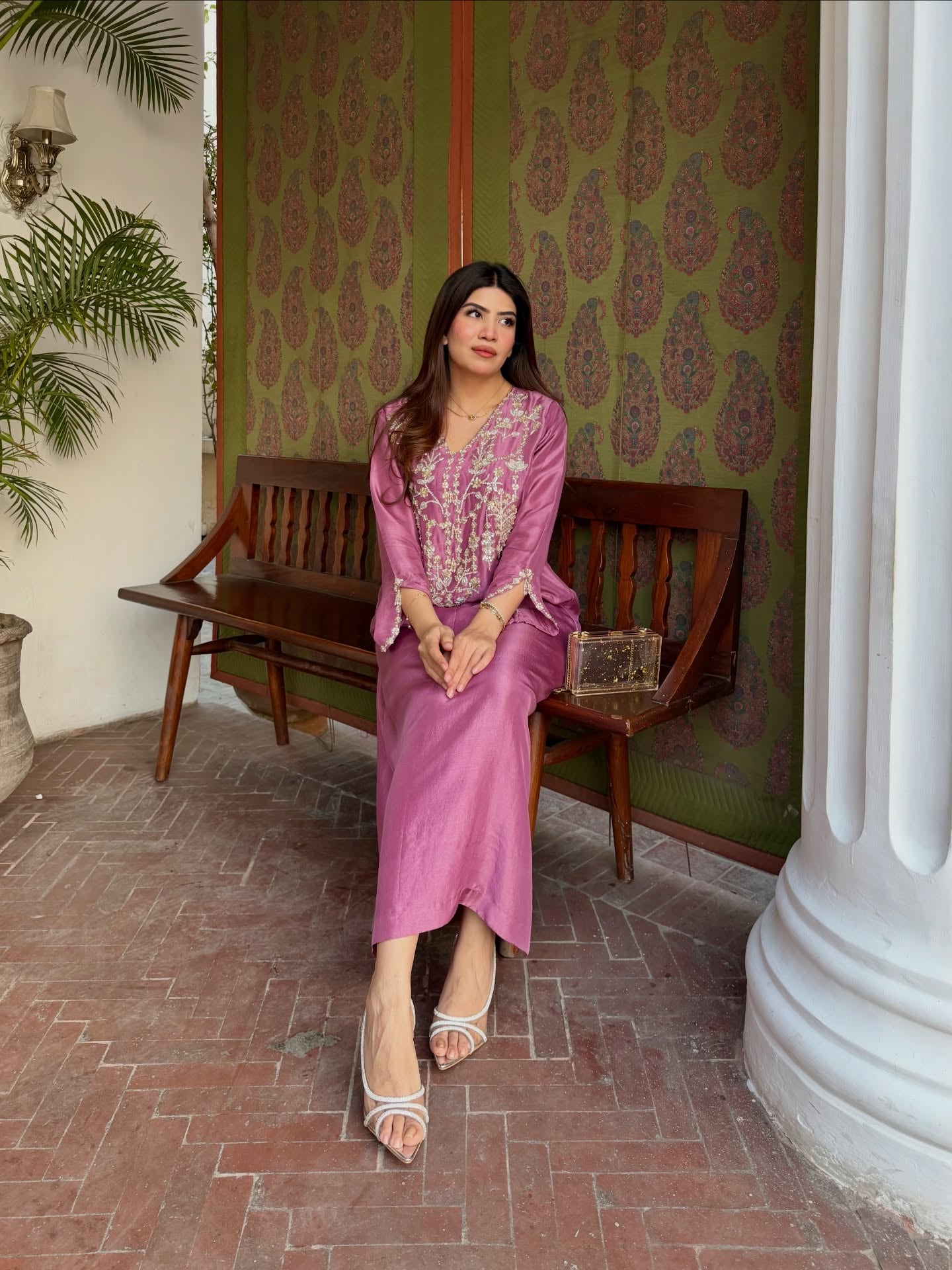 Nooré Lavender Kaaftan