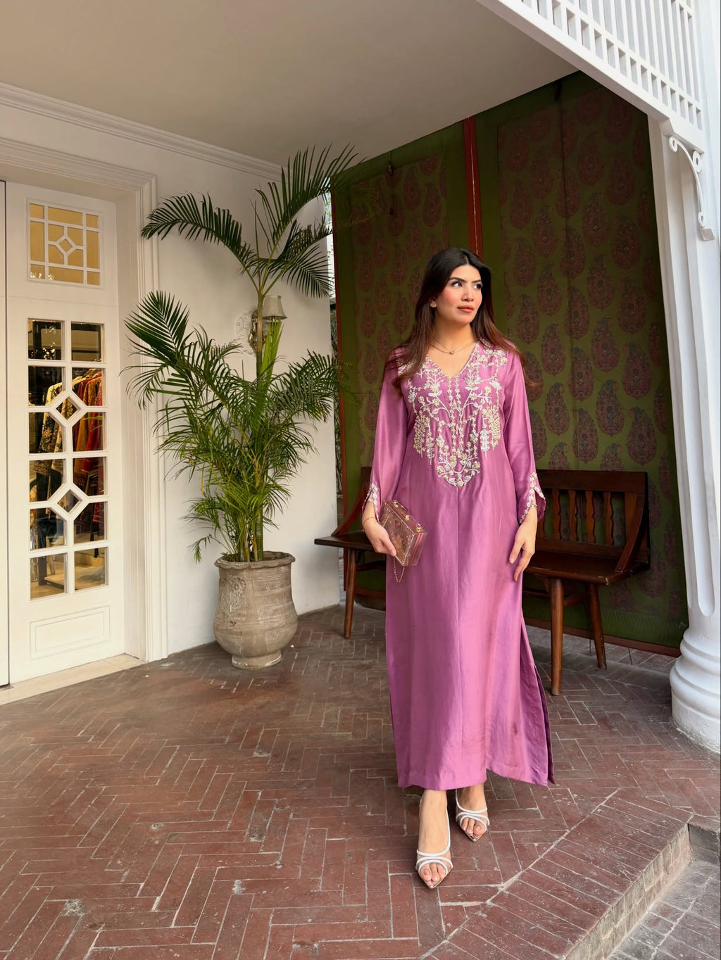 Nooré Lavender Kaaftan